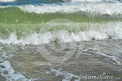 perfect Mediterranean sea wave Stock Photo