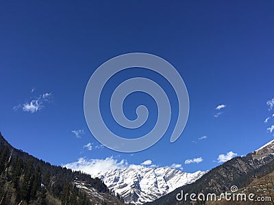 White Mountain with beauty Stock Photo