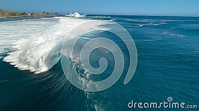 Perfect timing wave ! Stock Photo