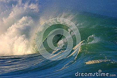 The Perfect Wave Stock Photo