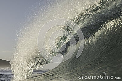 Perfect Wave Peak Stock Photo