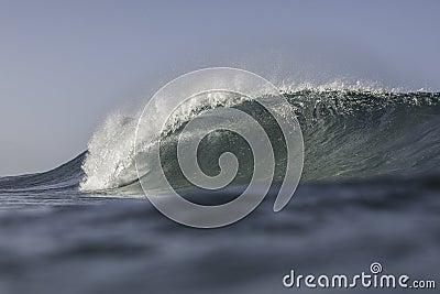 Perfect Wave Peak Stock Photo