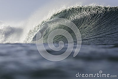 Perfect Wave in New Zealand Stock Photo