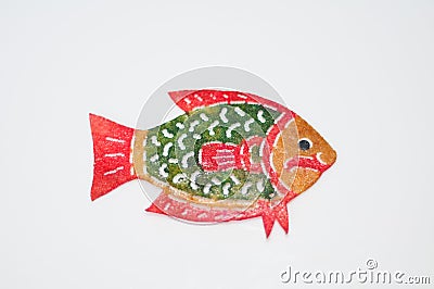 Perforate skin fish Stock Photo