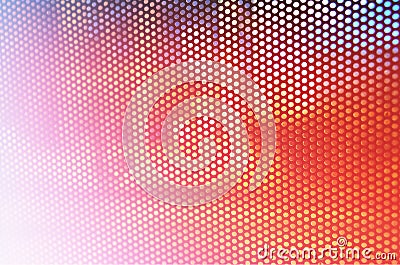 Perforated abstract pixel city background Stock Photo