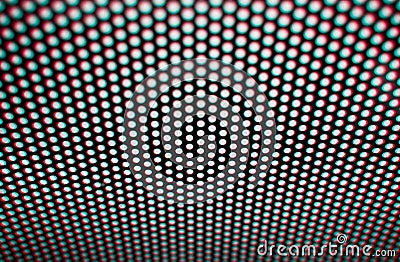 Perforated chromatic aberration surface texture Stock Photo