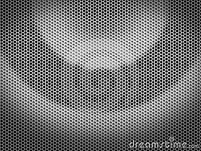 Perforated metal Stock Photo