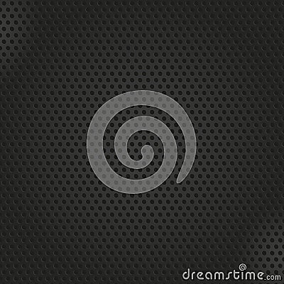 Perforated metal background Vector Illustration