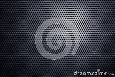 Perforated metal plate Stock Photo