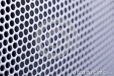 Perforated metal texture Stock Photo