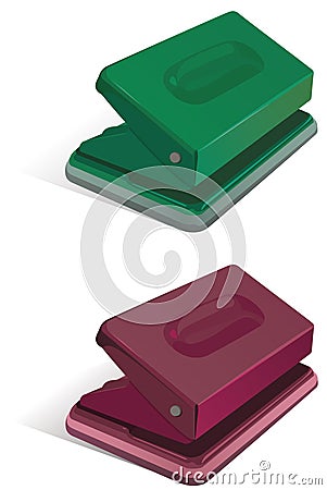 Perforator Vector Illustration