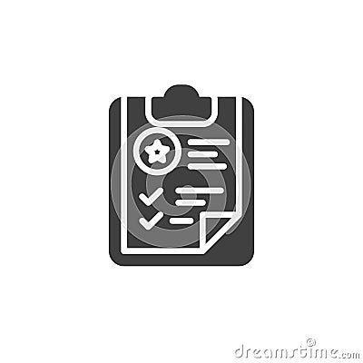 Performance appraisal vector icon Vector Illustration