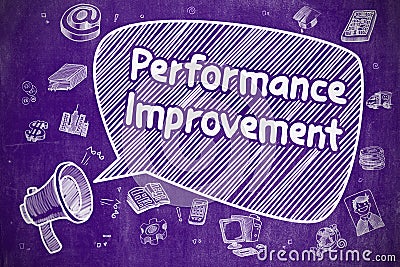 Performance Improvement - Business Concept. Stock Photo