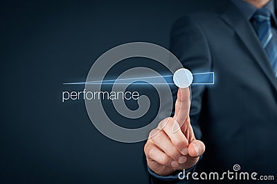 Performance increase Stock Photo