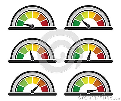 Performance meter Vector Illustration