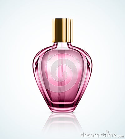 Perfume bottle Vector Illustration