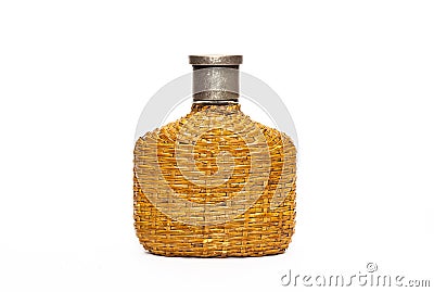 Perfume bottle isolated on white background Stock Photo