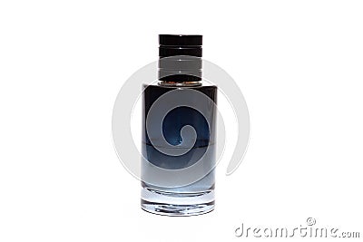 Perfume bottle isolated on white background Stock Photo