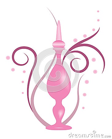 Perfume bottle, vector format Stock Photo