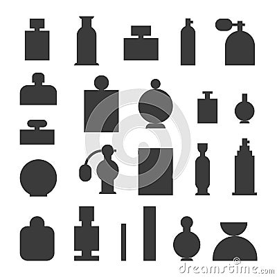 Perfume bottle vector template Vector Illustration