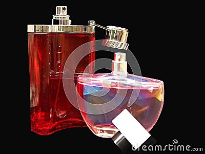 Perfume Bottles Stock Photo