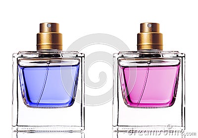 Perfume Bottles Stock Photo