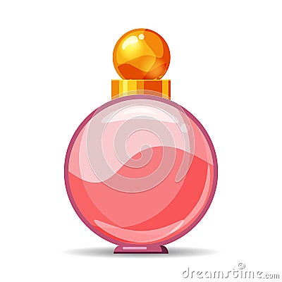 Perfume bottles icons set vector illustration. Eau de parfum. Eau de toilette. cologne, toilet water, care of the body Vector Illustration