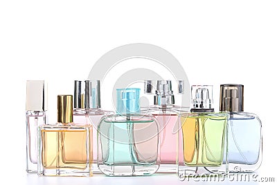 Perfume bottles Stock Photo