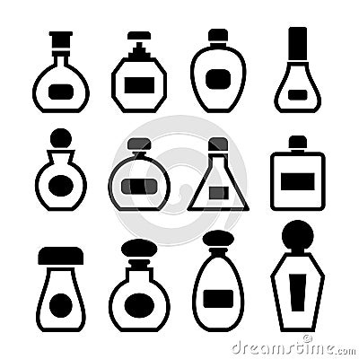 Perfume bottles vector Vector Illustration