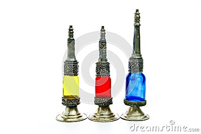 Perfume dispensers Stock Photo