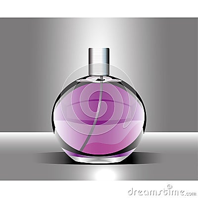 Perfume flacon Vector Illustration