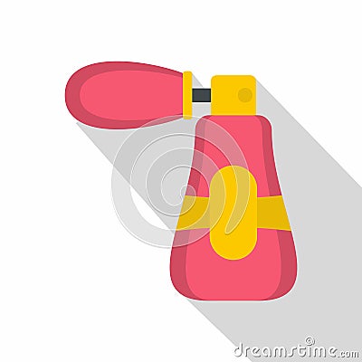 Perfume icon, flat style Vector Illustration