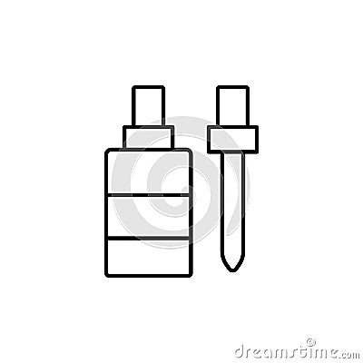 Perfume icon vector. Aroma illustration sign. Beauty symbol. Cosmetics logo. Vector Illustration