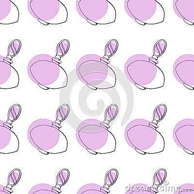 Perfume Pattern XVII Vector Illustration