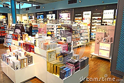 Perfume Shop Editorial Stock Photo