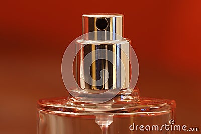 Perfume spray bottle Stock Photo