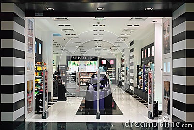 Perfumery store Editorial Stock Photo