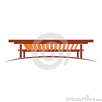 Pergola icon illustration Vector Illustration