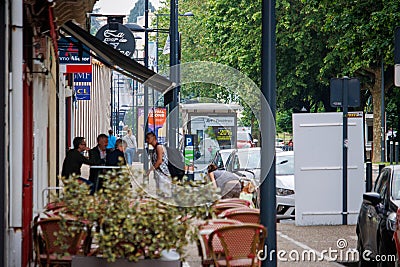 Perigueux, Dordogne, France June 03 2023 : Shopping Scenes: The Street Store Editorial Stock Photo