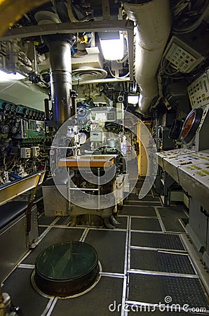 Submarine Interior Editorial Stock Photo