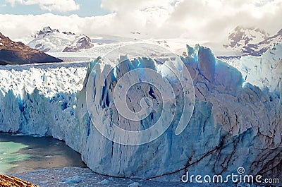 Perito Moreno Glacier, Patagonia Argentina Stock Photo