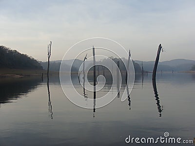 Periyar lake Stock Photo