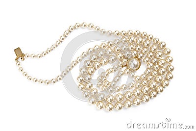 Perls isolated Stock Photo