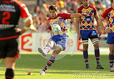 Perpignan's fullback Porical Editorial Stock Photo