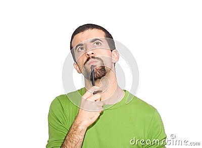 Perplexed Stock Photo