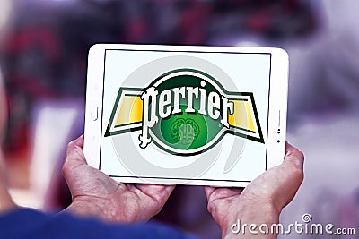 Perrier logo Editorial Stock Photo