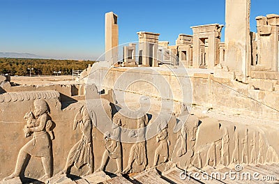 Persepolis-ancient capital of Persians, Iran, Persia Stock Photo
