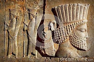 Persepolis is the capital of the ancient Achaemenid kingdom. sight of Iran. Ancient Persia. Stock Photo