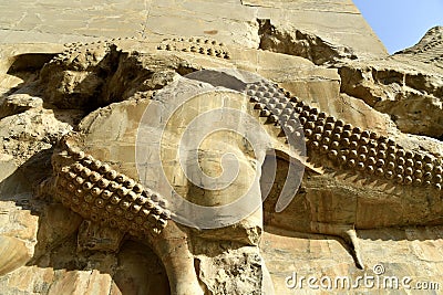 Persepolis Takht-e-Jamshid or Taxt e Jamsid or Throne of Jamshid, capital of the Achaemenid Empire, Shiraz, Fars, Iran, June 24 Editorial Stock Photo