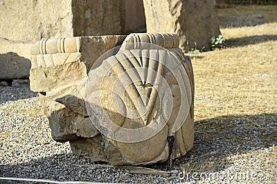 Persepolis Takht-e-Jamshid or Taxt e Jamsid or Throne of Jamshid, capital of the Achaemenid Empire, Shiraz, Fars, Iran, June 24 Editorial Stock Photo